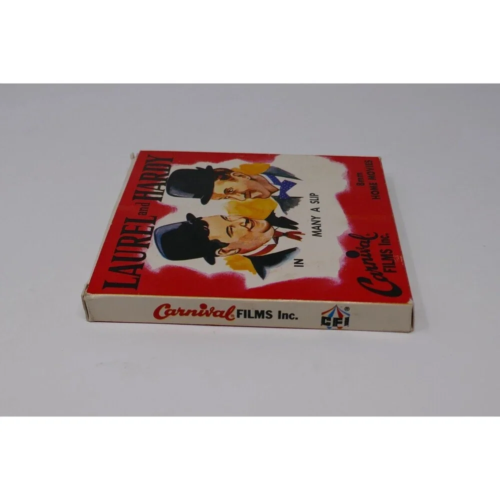 Cardinal Films Laurel & Hardy in Many A Slip 8mm Home Movies Film Reel